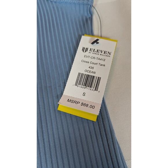 Eleven by Venus Williams Womens Cross Court Tank Sz S Ocean MSRP $68 NWT - Picture 4 of 8